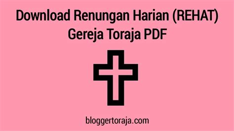 renungan harian gereja toraja