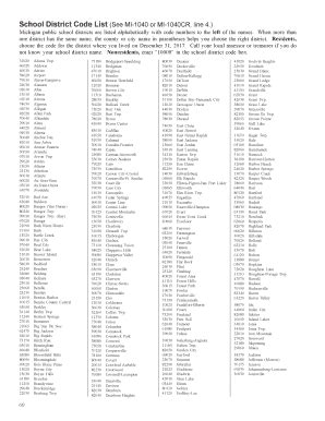 renweb district code list pdf