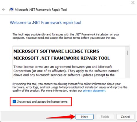 Repair .NET Framework