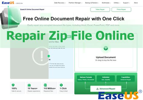 repair corrupted zip file online free