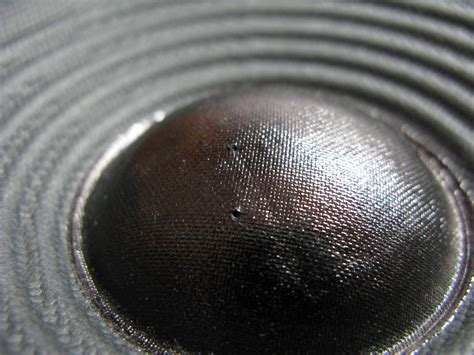 Repair Dented Dust Cap Speaker