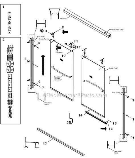 Repair Parts For Shower Doors