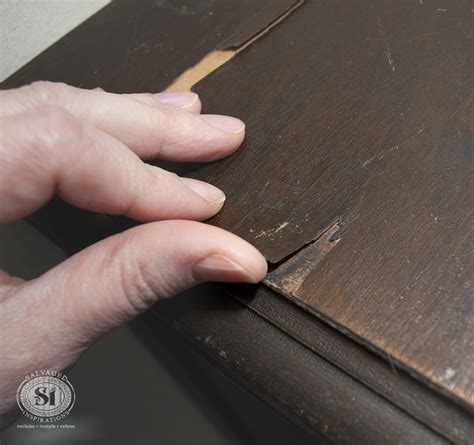 repair peeling laminate furniture