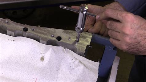 repaired thread in engine block