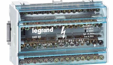 Legrand Leg04888 Repartiteur Modulaire Monobloc 4p 125 A 15