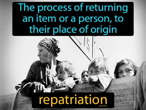 repatriation definition human geography