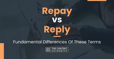 repayment vs no repayment