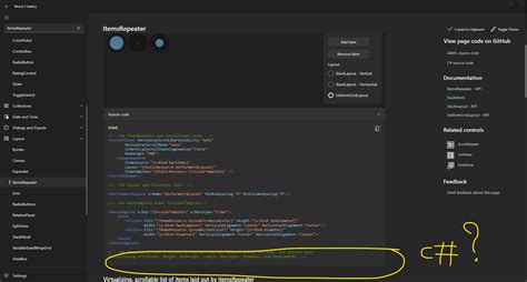 Repeater Sample Code