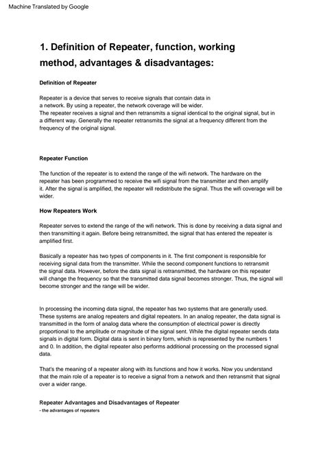 Repeater Students Meaning