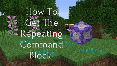 Repeating Command Block Not Working