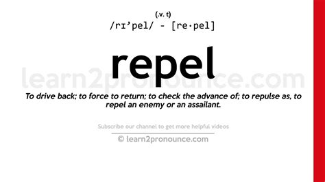 Repel Over Definition