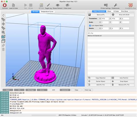 Repetier Host Bed Height Map