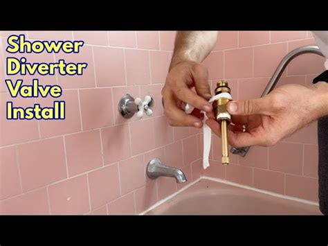 Replace Bath Shower Diverter Valve