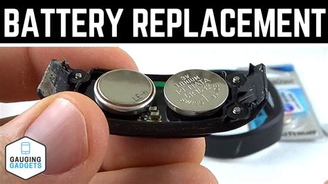 Replace Battery On Garmin Watch