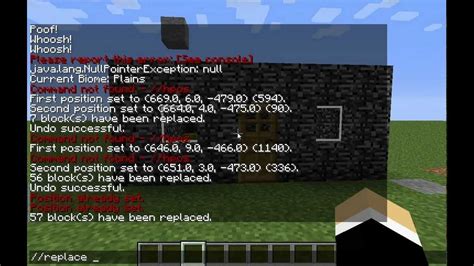 Replace Blocks In Minecraft Command