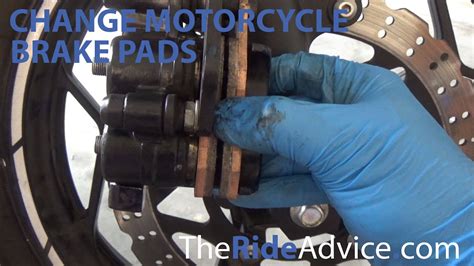 Replace Brake Pads Motorcycle