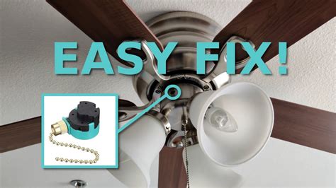 Replace Broken Pull Chain Ceiling Fan