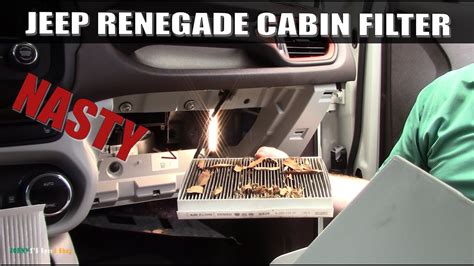 replace cabin air filter 2017 jeep renegade