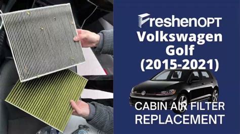 Replace Cabin Air Filter Vw Golf