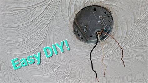 Replace Ceiling Fan Outlet Box