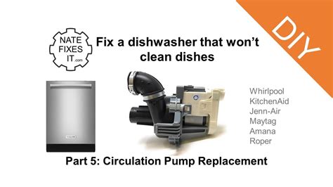 Replace Circulation Pump Kitchenaid Dishwasher