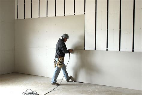 replace drywall in the garage