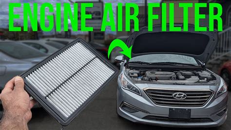 Replace Engine Air Filter Hyundai Sonata