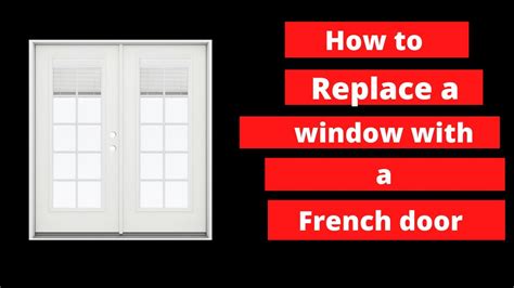 Replace French Doors With Windows
