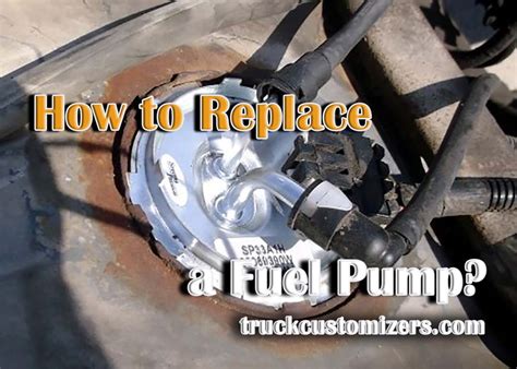 Replace Fuel Pump In Gas Tank