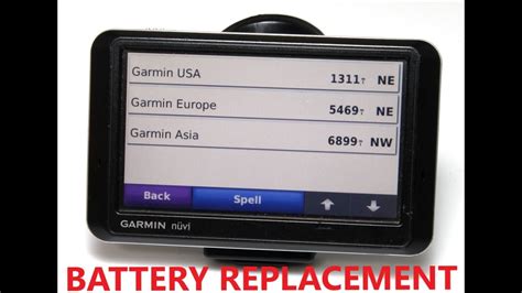 replace garmin gps battery