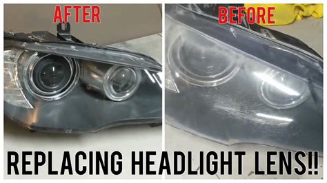 Replace Headlight Lens Only