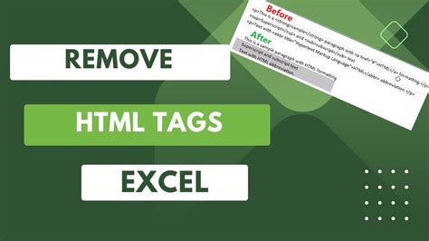 Replace Html Tags In Excel