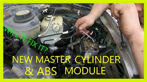 Replace Master Cylinder With Abs