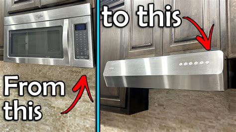 Replace Microwave With Hood Vent