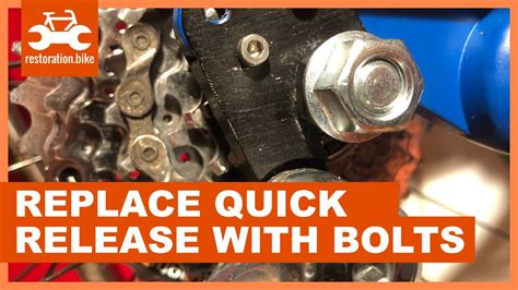 Replace Quick Release Skewer With Bolts