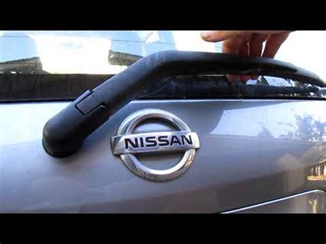 Replace Rear Wiper Blade Nissan Versa Note