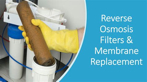 Replace Reverse Osmosis Membrane Filter