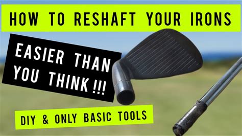 replace shafts on irons