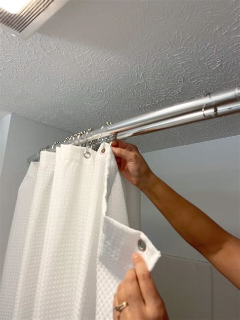 Replace Shower Door With Curtain