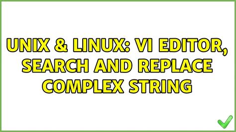 Replace String Linux Vi