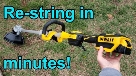 Replace String On Dewalt Cordless Trimmer