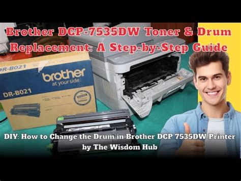 Replace Toner Error Brother Printer Dcp 7535Dw