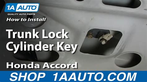 Replace Trunk Lock Cylinder