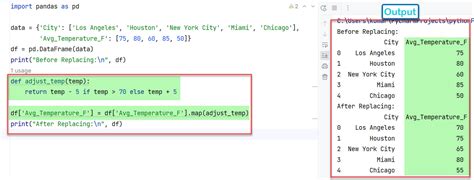 replace values in pandas dataframe based on condition
