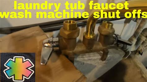 Replace Washer Laundry Tub Faucet
