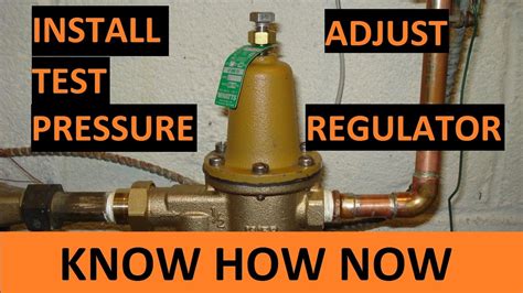 Replace Water Regulator Valve