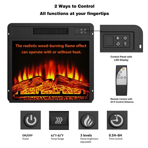 Replacement Electric Fireplace Insert