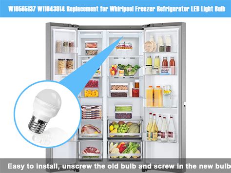 Replacement Light Bulb For Whirlpool Freezer