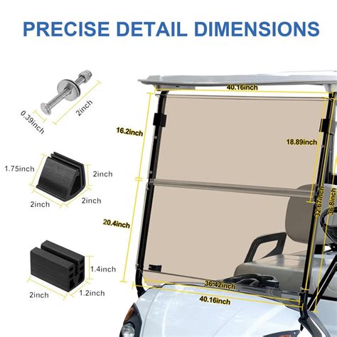 Replacement Windshield For Golf Cart