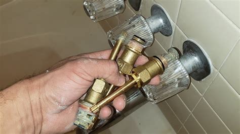 replacing a shower diverter stem